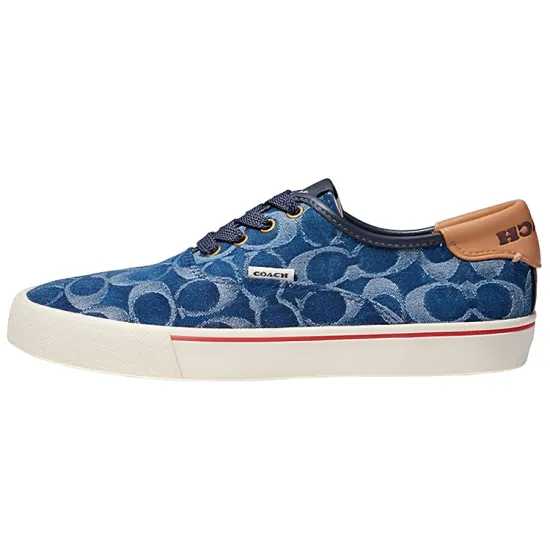 COACH Skateboard Shoes Women's Low-Top Blue