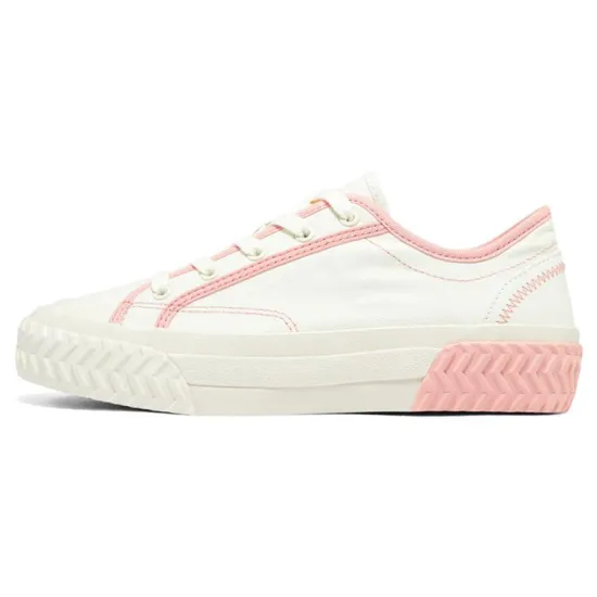 Skechers Skateboard Shoes Women's Low-Top White/Light Pink