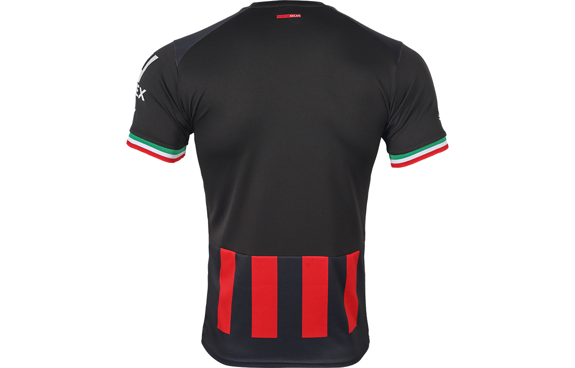 PUMA Soccer Jersey Men’s Black Orange Red