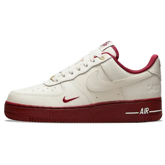 Nike Air Force 1 Low '07 Se 40th Anniversary Edition Sail Team Red Women's