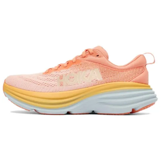 HOKA ONE ONE Bondi 8 Shell Coral Peach Parfait Women's