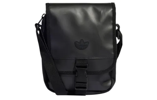 Adidas Originals Polyurethane Cell Phone Pouch, Crossbody Bag, Shoulder Bag Unisex Black