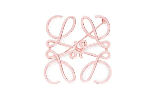 Loewe 2000-2020s anagram motif Brooch