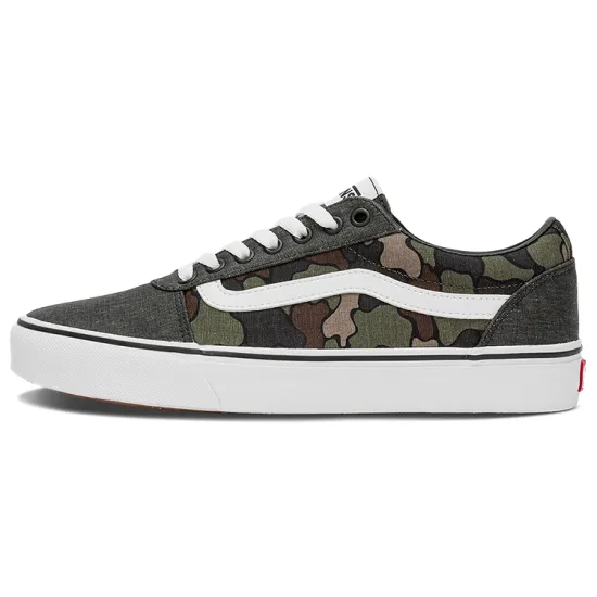 Vans Ward Skateboarding Shoes Unisex Low-top Grey/Green/Brown