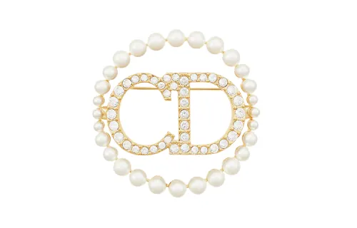 DIOR Brooches Unisex Gold