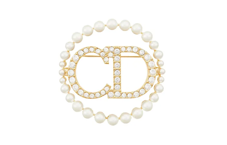 DIOR Brooches Unisex Gold