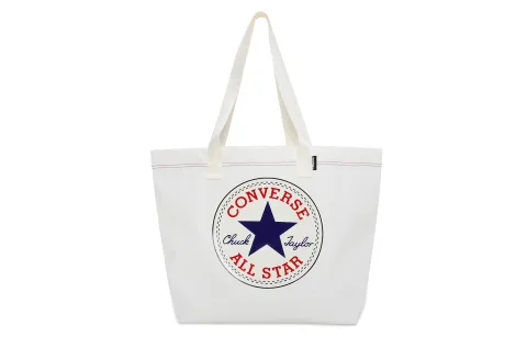 Converse Polyester Shoulder Bag Regular Unisex White
