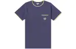 KENZO T Shirts Men's Blue Crew Neck Moderate Straight Fit
