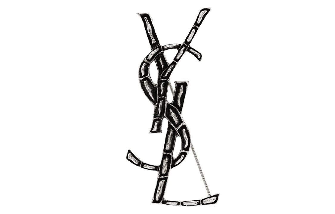 Брошь Saint Laurent