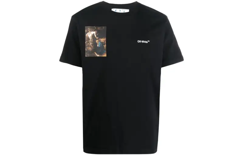 OFF WHITE Caravaggio Lute print T shirt
