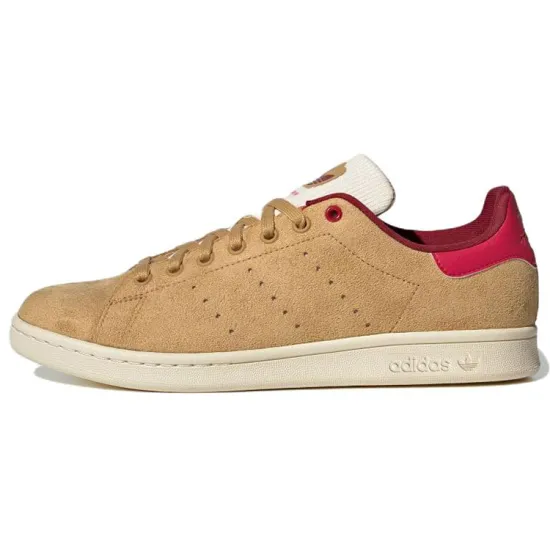 Adidas Originals Stan Smith Golden Beige College Burgundy