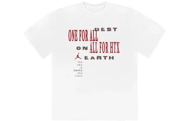 Travis Scott X Jordan Best On Earth T shirt