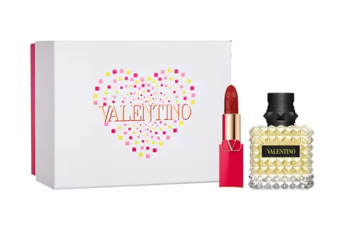 Valentino, perfume, lipstick contains rose, gift box, 30 ml, 50 ml