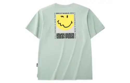 Anta x Smileyworld SS22 T Shirt Unisex Green