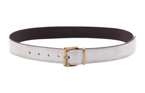 MIU MIU Leather Belts Women's White