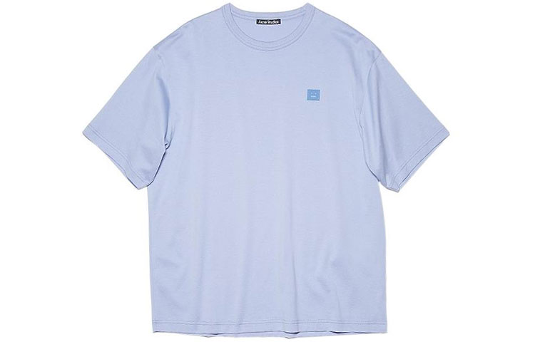 Футболка Acne Studios Смайл (фиолетовая)