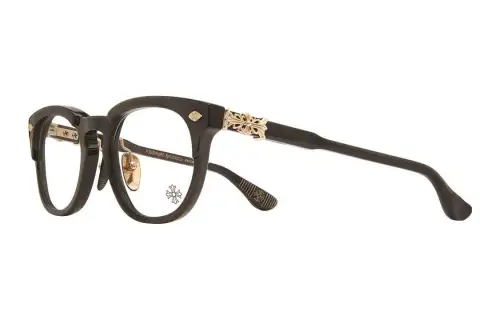 Chrome Hearts Plate Frame Round Eyeglass Frames Unisex