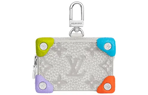 LOUIS VUITTON Leather Keychains Men's