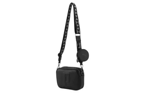 PUMA Synthetic Leather Combo Bag, Camera Bag, Shoulder Bag, Crossbody Bag Regular Women's Black