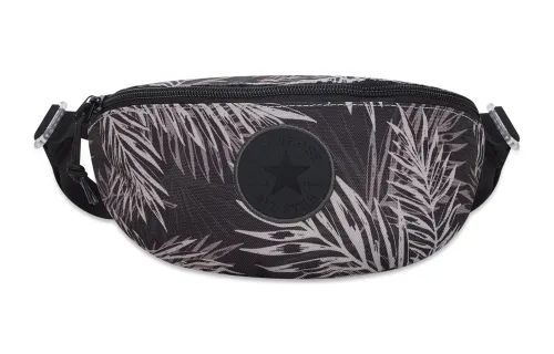 Converse Polyester Shoulder Bag, Crossbody Bag, Sling Bag, Fanny Pack Regular Unisex Black