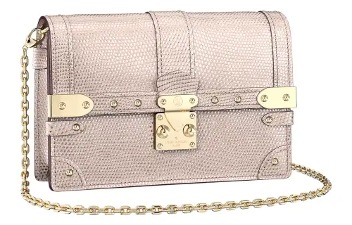 LOUIS VUITTON Trunk Lizard Skin Soft Box Wallet, Clutch, Shoulder Bag, Crossbody Bag Regular Women's Moon Beige