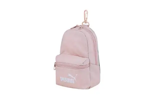 PUMA Fabric Storage Bag Key Pouch Coin Purse Mini Unisex Rose Pink