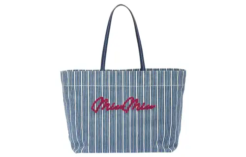 MIU MIU Denim Handbag, Shoulder Bag Women's Blue