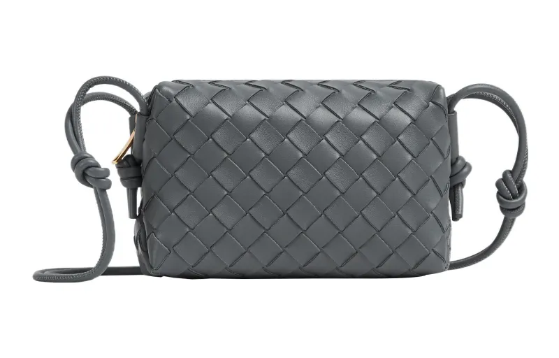 Bottega Veneta Intrecciato Strapped Mini Crossbody Bag