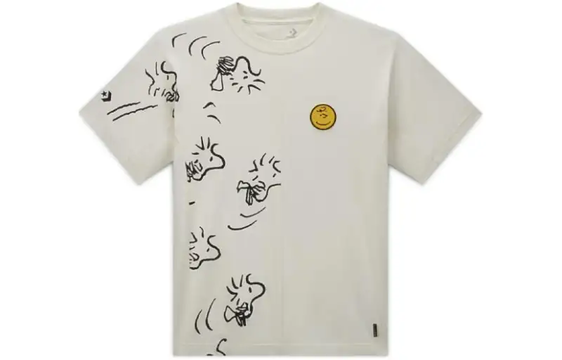 Converse X Peanuts T Shirt Unisex White