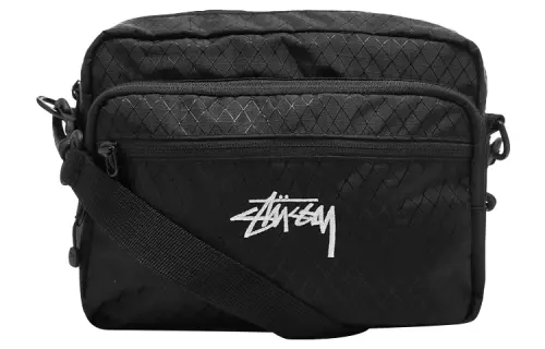 Stussy Nylon Shoulder Bag, Crossbody Bag Regular Men's Black