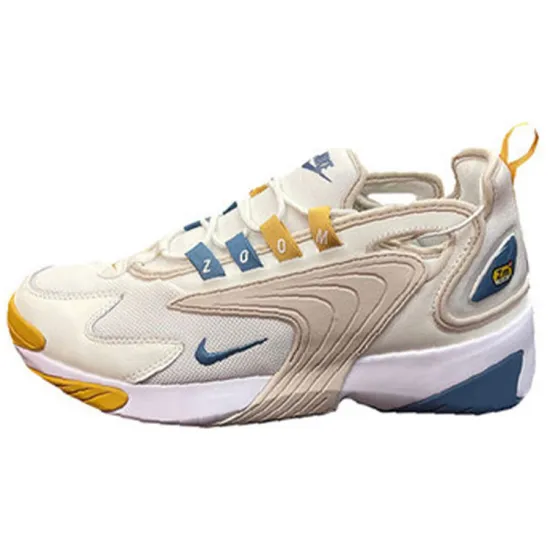 Nike Zoom 2K Lifestyle Shoes Men Low-top Beige/Blue