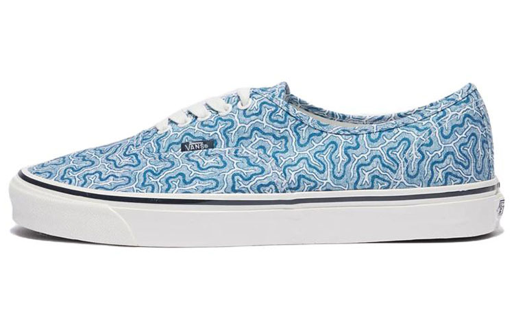 Todd Snyder X Vans Authentic Series 44 DX John Derian для отдыха низкие кеды с коралловым принтом панель обувь мужские и женские фасон унисекс голубой