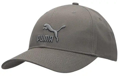 PUMA Baseball Cap Unisex Concrete Gray