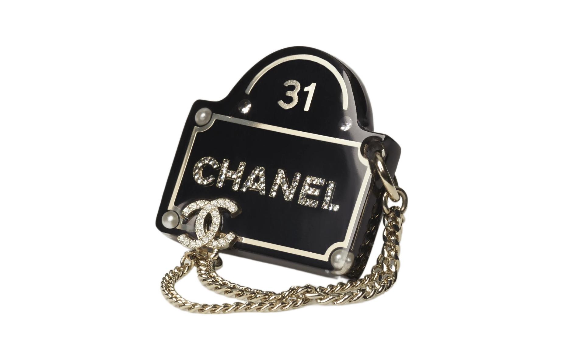 Женская брошь Chanel (черная) — фото 2