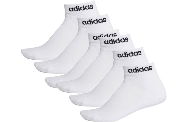 Adidas Ankle Socks Unisex 2 Set 6 Pack White