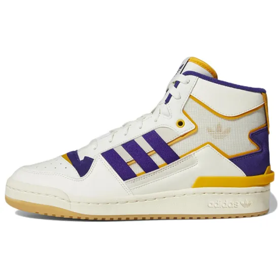 Adidas Forum Exhibit Mid Inside Out White Purple Gold