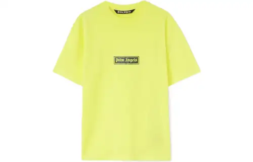 PALM ANGELS Garment Dye Box Logo T Shirt