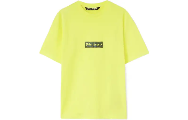 PALM ANGELS Garment Dye Box Logo T Shirt