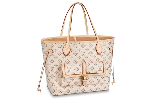 LOUIS VUITTON Neverfull Mm Monogram Beige