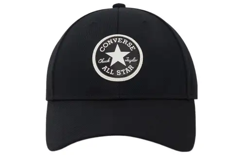 Converse Cotton Baseball Caps Unisex Black