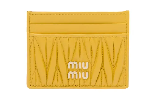 MIU MIU Matelassé Card Holders