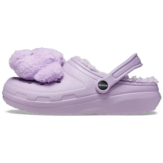 Crocs Classic Lined Clog Lazy Oaf Three Eyed Teddy