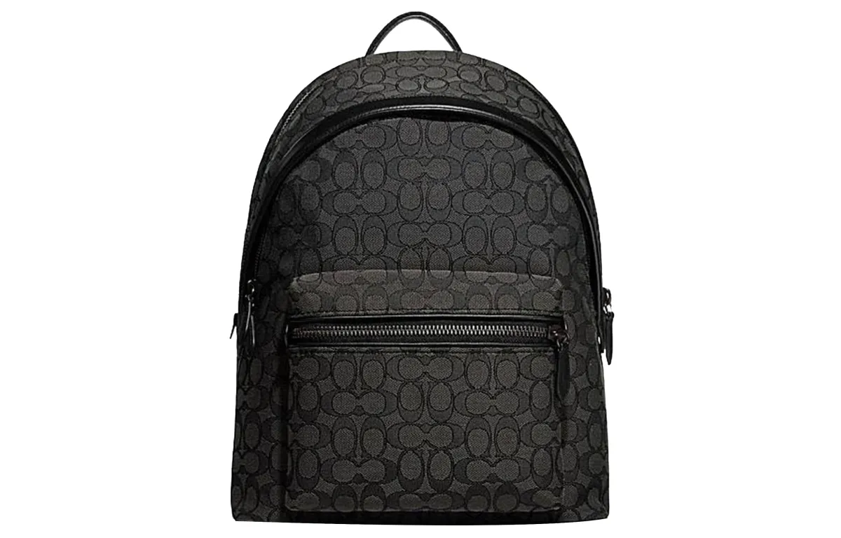 COACH Charter Fabric Backpack Large Men's Black