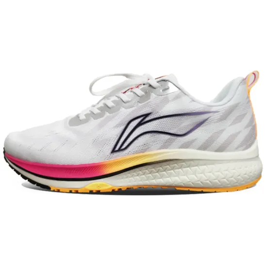 LINING Red Hare 5 Running Shoes Women's Low-Top Standard White/Soft Gray Purple