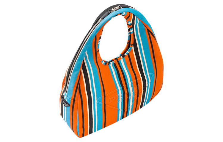 Мужская сумка Prada Hobo (оранжевая) — фото 2