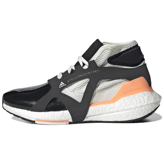 Stella Mccartney X Adidas ULT Running Shoes Women's High-Top Black White Orange