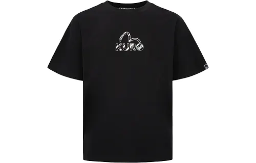 EVISU T Shirts Men's Crew Neck Moderate Straight Fit