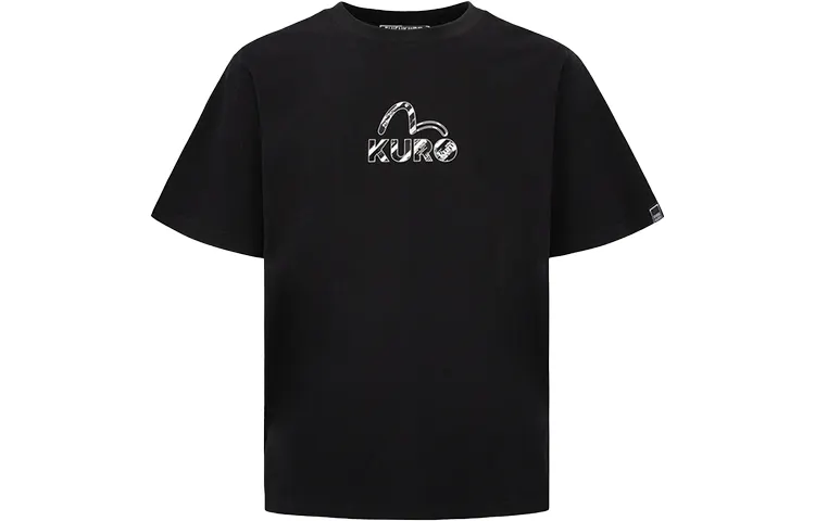 EVISU T Shirts Men's Crew Neck Moderate Straight Fit