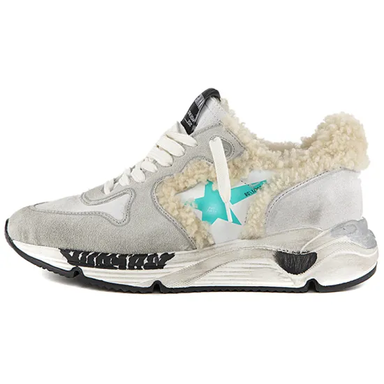 Golden Goose Running Sole Casual Shoes Women's Low-Top Gray