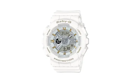 CASIO Women's BABY-G White Watch BA-110GA-7A1